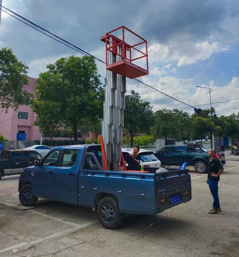 延边车载铝合金式高空作业车